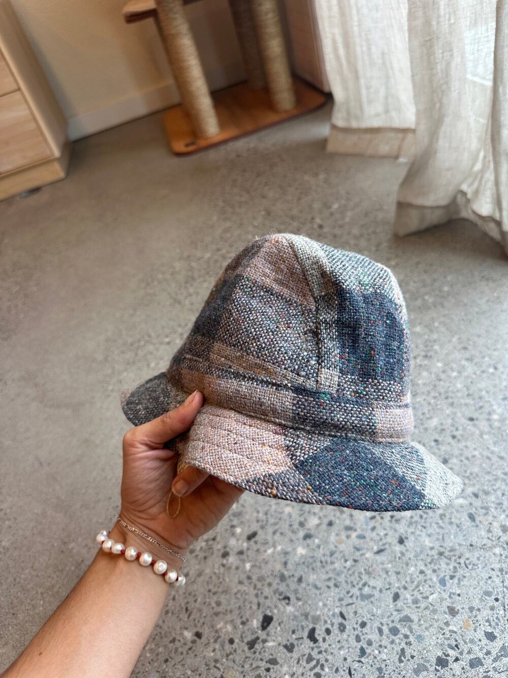 Vintage Hats of Ireland Donegal Tweed Wool Plaid Fedora Hat – Made in Ireland